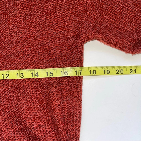 Maurices Burnt Orange Open Front Lattice Back Knit Cardigan Xsmall Women’s - Picture 7 of 11